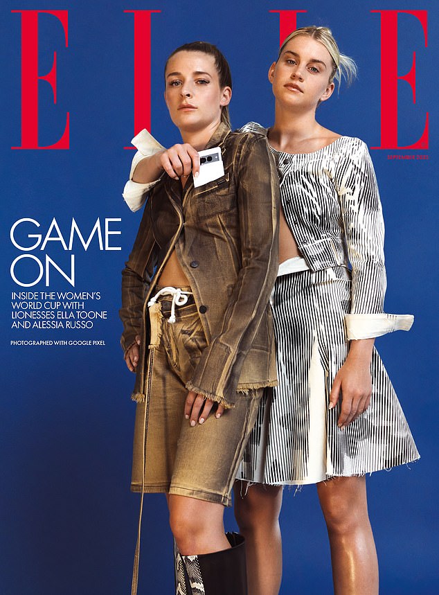 Ella Toone (links) und Alessia Russo (rechts) zierten letzten Monat das Cover des Modemagazins Elle