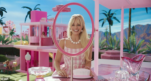 Der Barbie-Film mit Margot Robbie (oben) spielte in diesem Jahr mehr als 785 Millionen Pfund (1 Milliarde US-Dollar) in den Kinos ein