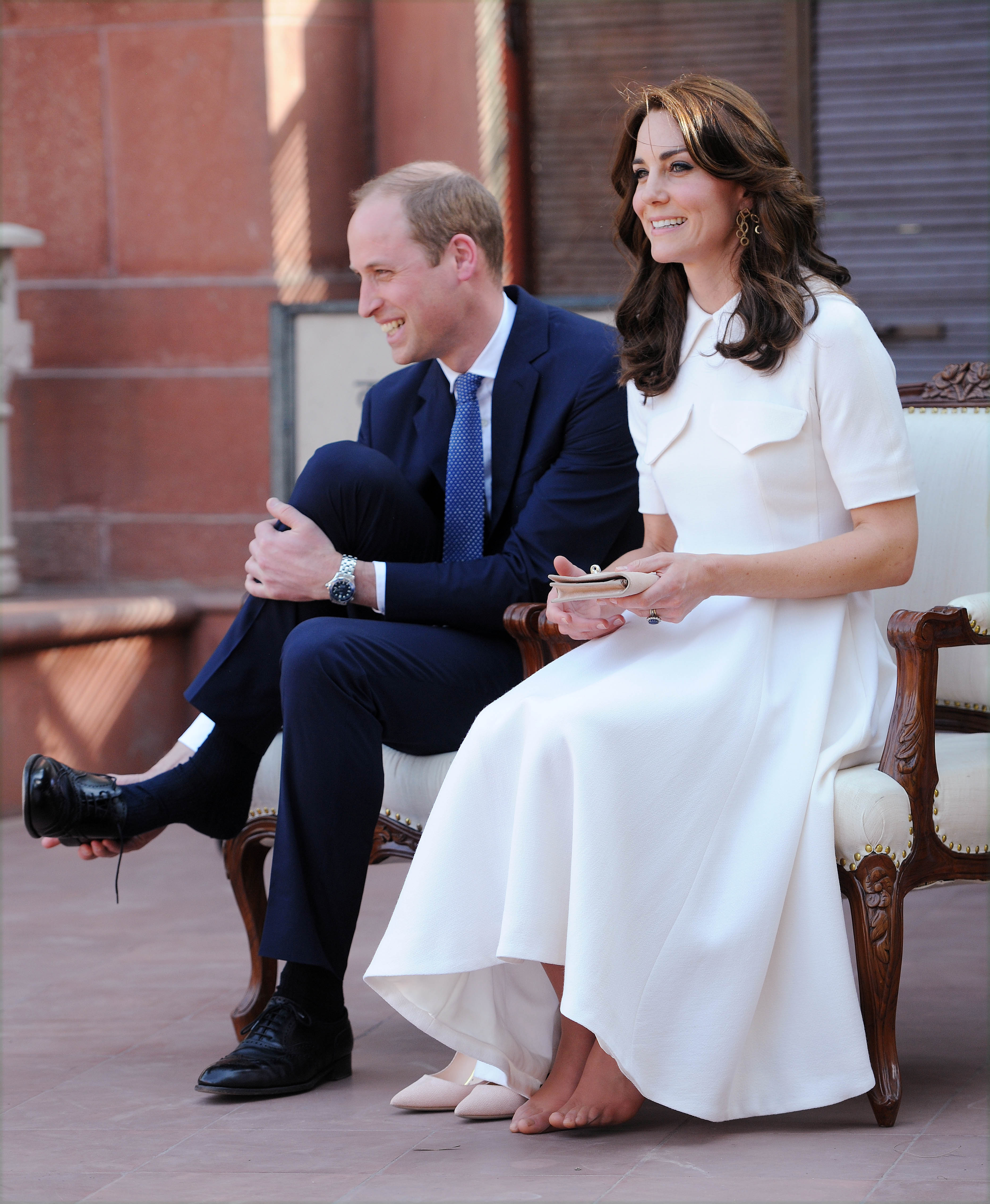 Kate Middleton und Prinz William besuchen Gandhi Smriti im Jahr 2016