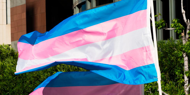 Transgender-Flagge, geschlechtsbejahende Pflege