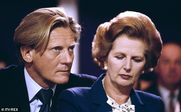 Machtpaar: Heseltine wurde von manchen als Thatchers Nachfolgerin angesehen