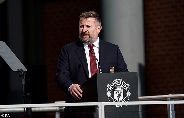 Es gab Berichte, dass der Vorstandsvorsitzende von Manchester United, Richard Arnold (im Bild), den leitenden Mitarbeitern vor über zwei Wochen mitgeteilt habe, dass Greenwood nach Old Trafford zurückkehren würde