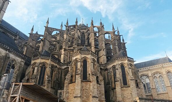 Kathedrale St. Julien in Le Mans, Frankreich