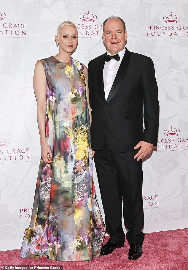 Prince Albert and Princess Charlene of Monaco (pictured in November 2022 in New York City) have formally denied 'the malicious rumours' that they are separating after almost 12 years of marriage