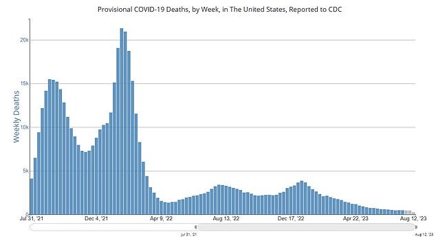 Die Zahl der Covid-Todesfälle bleibt derzeit stabil, nachdem sie innerhalb einer Woche um vier Prozent gestiegen ist.  Sie bewegen sich um Rekordtiefstände