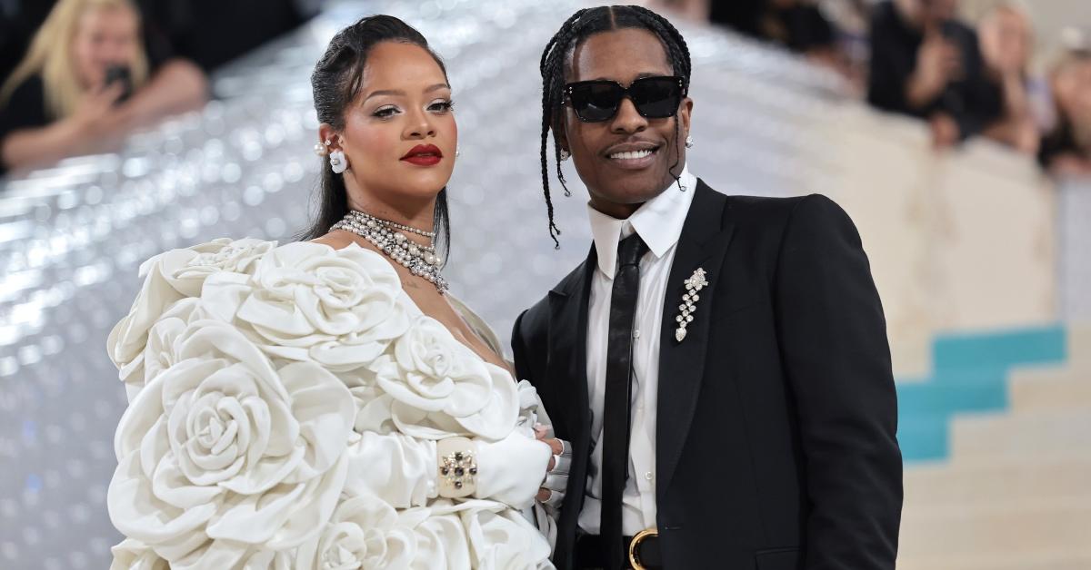 Rihanna und A$AP Rocky nehmen an der Met Gala 2023 teil.