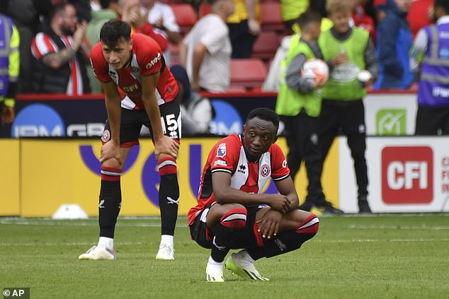 Sheffield United erlitt die dritte Saisonniederlage in Folge gegen den Premier-League-Meister