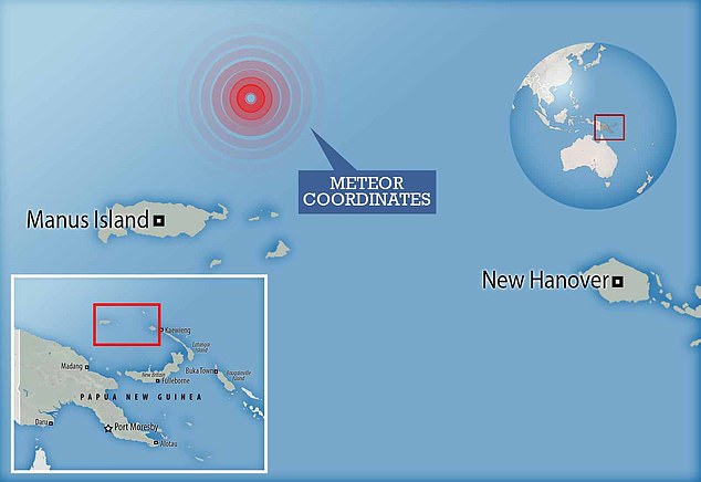 Die Überreste stammten von einem metergroßen Objekt, das 2014 vor der Küste von Papua, Neuguinea, abgestürzt war und bei dem es sich laut Loeb um ein außerirdisches Schiff handelte