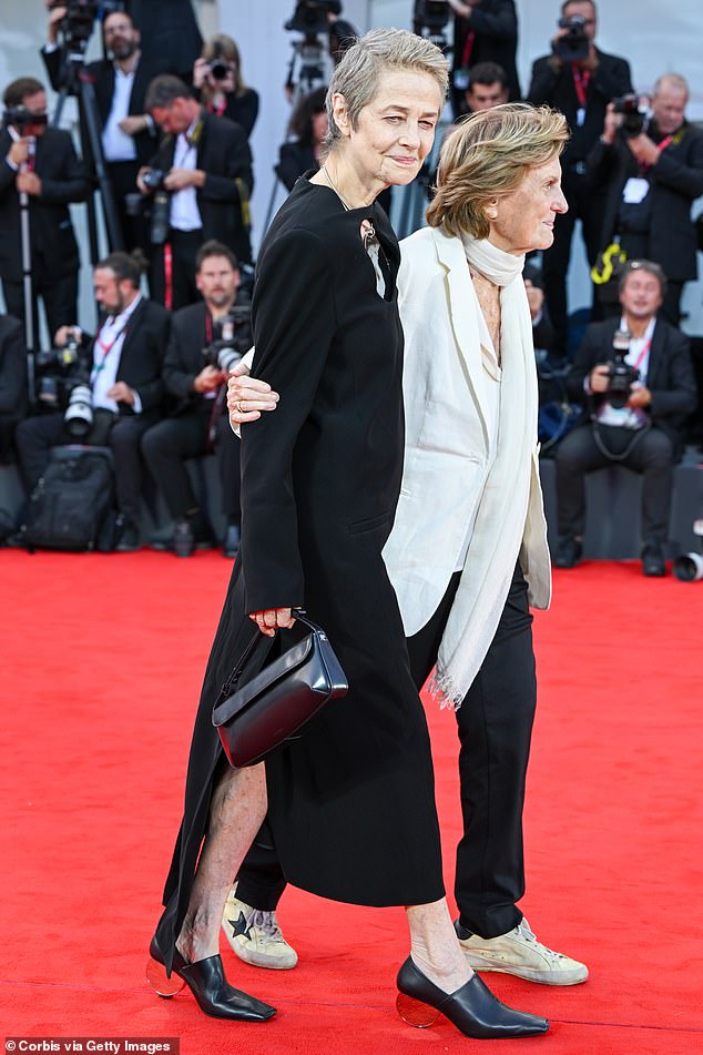 Red carpet: Charlotte Rampling and Liliana Cavani attend the opening red carpet