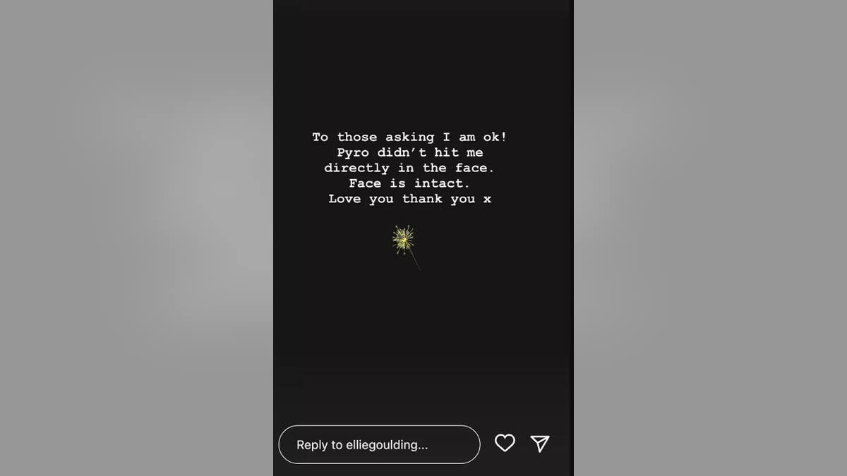 Ellie Goulding postet eine Instagram-Story