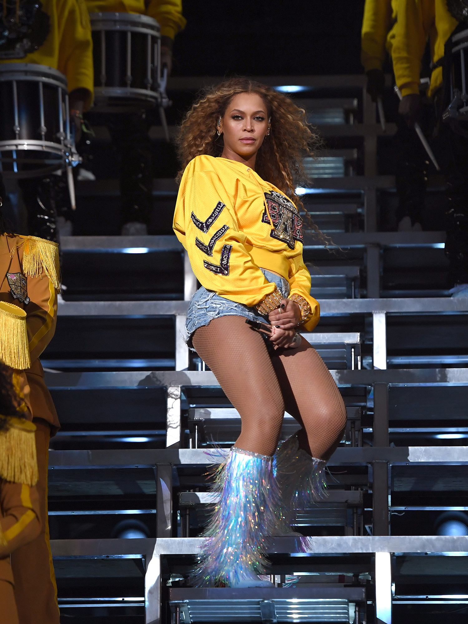 Beyonce Knowles tritt beim Coachella Valley Music And Arts Festival 2018 auf der Bühne auf.