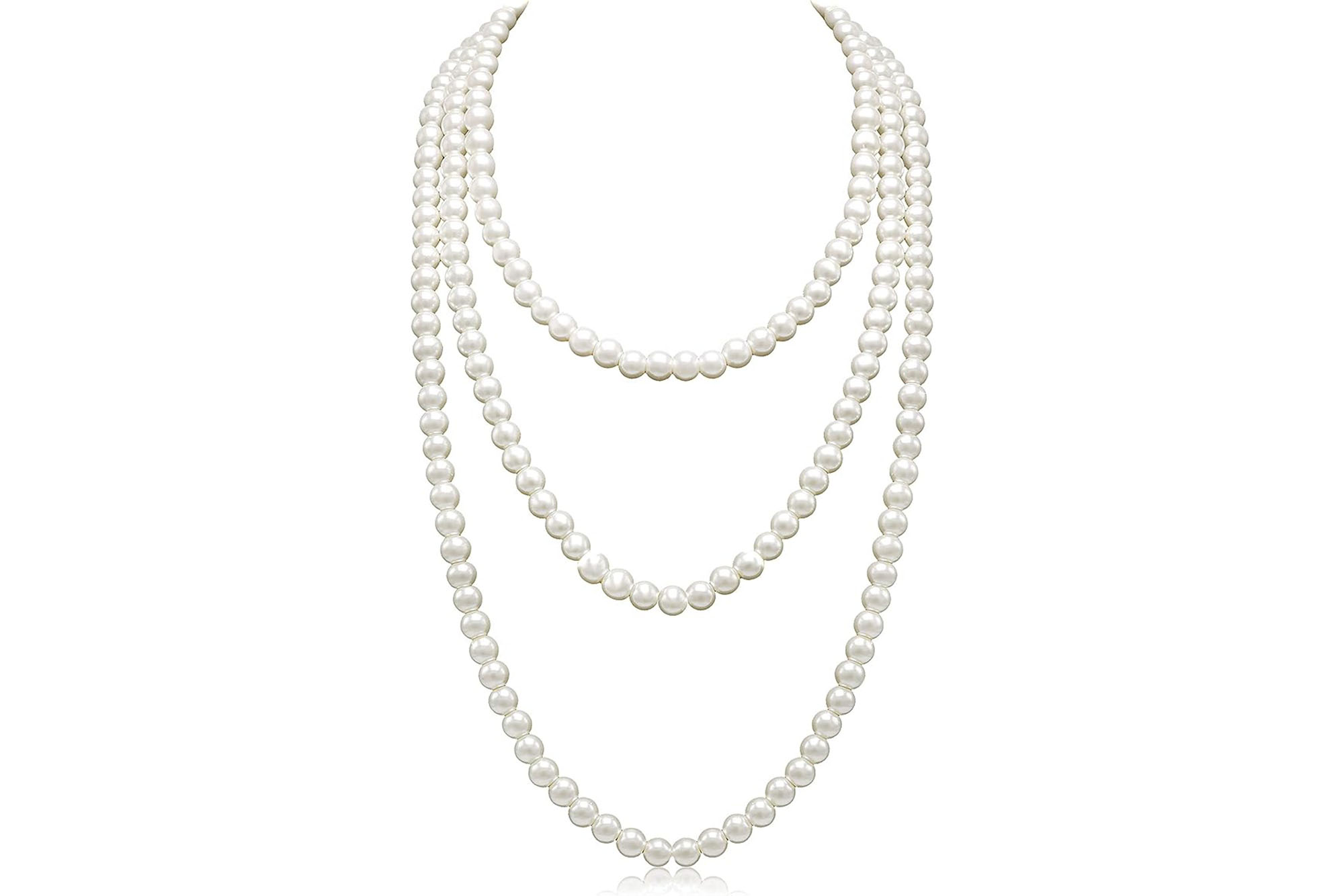 Aisanty Lange Perlenkette