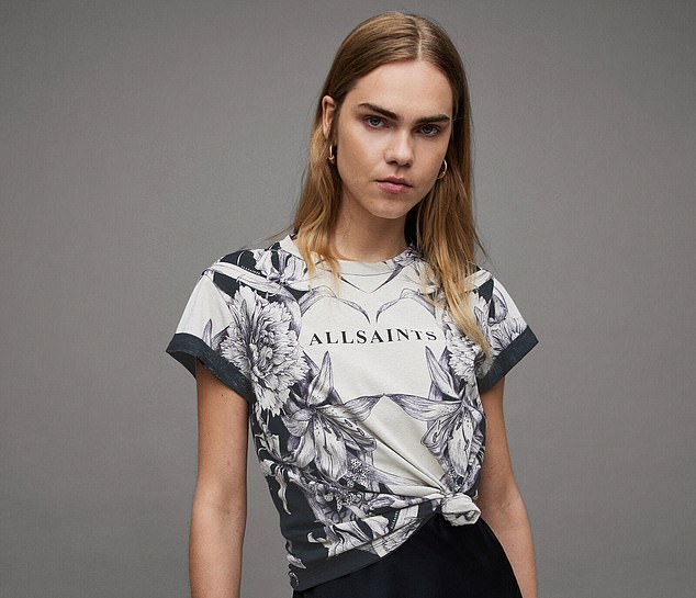 Sales up: AllSaints , which is owned by private equity giant Lion Capital, saw profits surge 50% to £58.6m in the year to the end of January