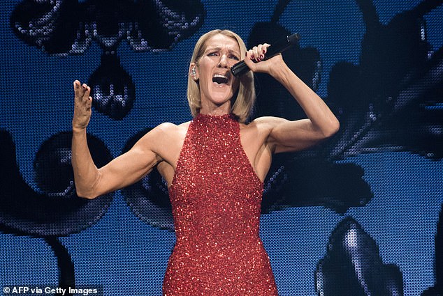 Staying strong: Celine Dion's sister Claudette opened up about her superstar sibling's struggles following the wake of her stiff person syndrome diagnosis; seen in September 2019