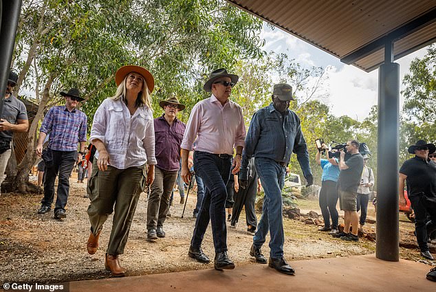 'First lady' Jodie Haydon joined Anthony Albanese on his trip to the Garma Festival