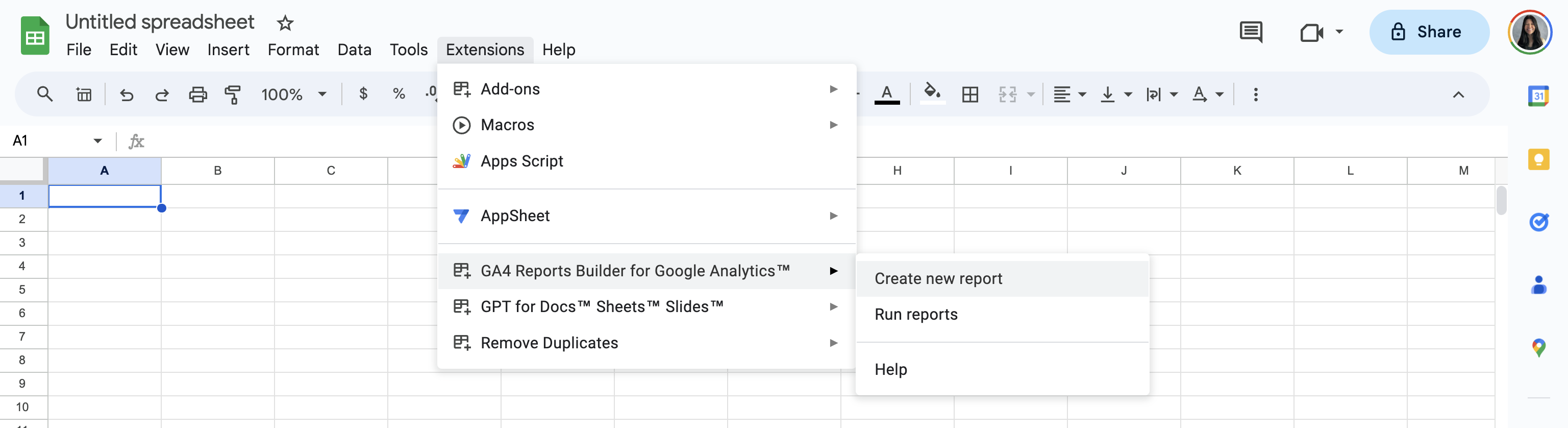 GA4 Reports Builder für Google Analytics-Erweiterung verfügbar