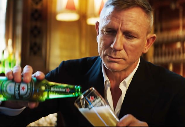 Geschüttelt, nicht gerührt: Der alkoholfreie Heineken 0.0 der Brauerei wurde von James-Bond-Darsteller Daniel Craig beworben