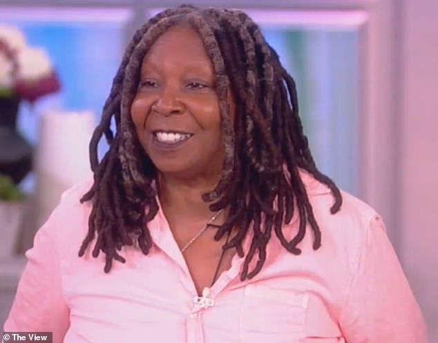 Her choice: Whoopi Goldberg has made no secret of the fact that she's 'much happier' being single