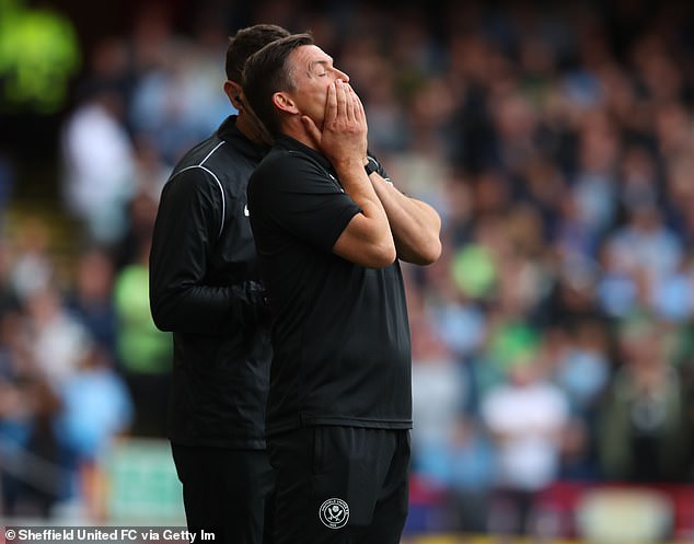 Paul Heckingbottom war über die Inkonsistenz der Schiedsrichter nach der 1:2-Niederlage von Sheffield United gegen Manchester City betrübt