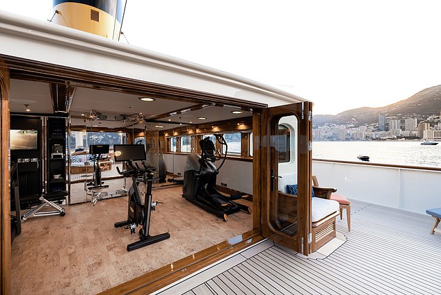 Edward Thomas has spent almost a decade specializing in super yacht gym design, and he told DailyMail.com that the requests can range from the sublime to the ridiculous