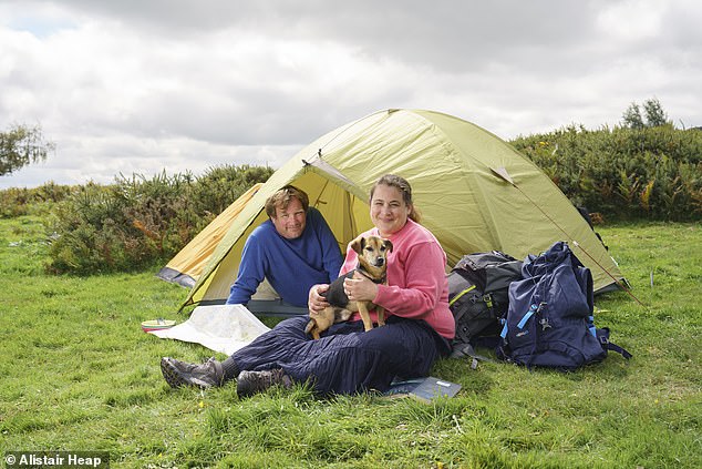 Tanya Gold went wild camping for two nights with her husband, Andrew, their son, who is ten, and the terrier, Virgil Dog