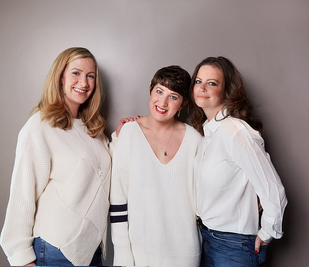 Lauren begann 2018 mit ihren Co-Moderatorinnen Rachael Bland (links) und Dame Deborah James (rechts), die inzwischen verstorben sind, mit der Moderation von „You, Me and The Big C“.