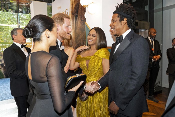 Prinz Harry und Meghan Markle befolgen fachmännisch Beyoncés Silver Memo für das Los Angeles-Konzert 268