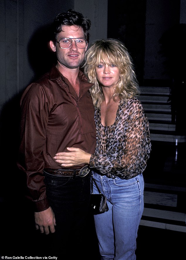 Kurt Russell, abgebildet 1983 mit Goldie Hawn