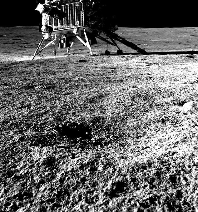 Wunderschön: Das vom Rover Pragyan aufgenommene Bild der Indian Space Research Organization (ISRO) zeigt den Vikram-Lander.  Foto veröffentlicht am 30. August 2023