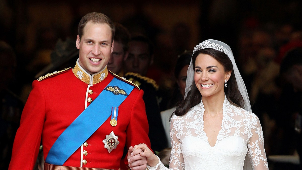 Kate Middleton an ihrem Hochzeitstag mit Prinz William