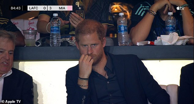 Harry looks concerned as LAFC struggle