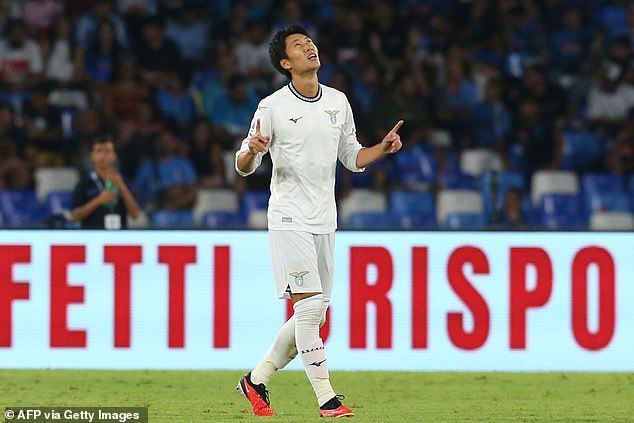Daichi Kamada netted against Napoli and is attempting to take on board Maurizio Sarri's ploys