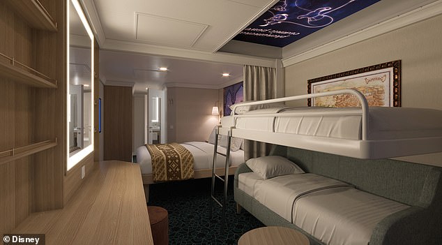 Most of the ship¿s 1,256 staterooms will offer an ocean view, and 70 per cent will feature a verandah space