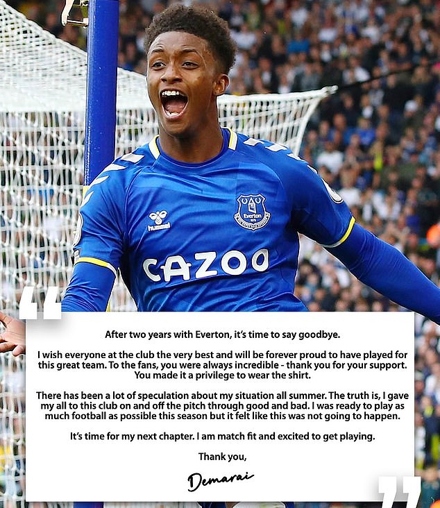 Gray richtete einen Abschiedsschuss auf Dyche, als dieser auf Instagram seinen Abgang von Everton bestätigte