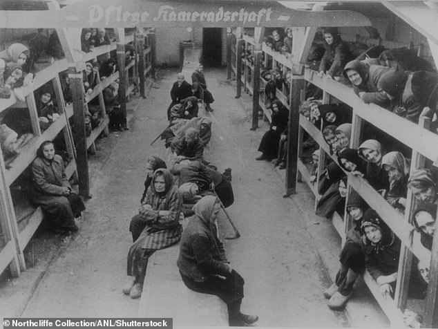 Women prisoners in their bunks at Auschwitz, which stands today as a monument to the horrors of the Holocaust