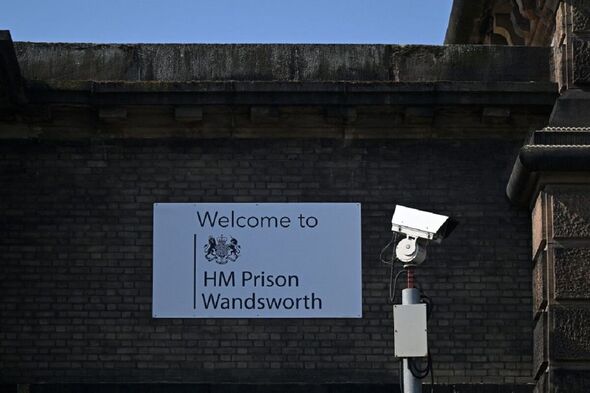 Die Außenseite des Wandsworth-Gefängnisses