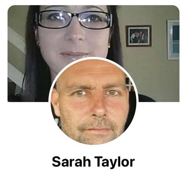 Auf Taylors Facebook-Profil war ein Bild von Jason Hayter zu sehen