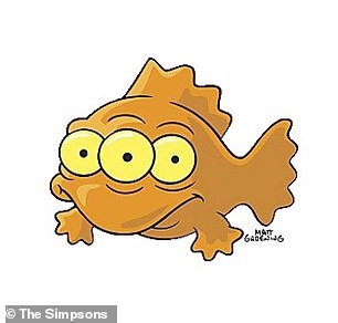Der dreiäugige Fisch spielte in einer Folge der Simpsons mit, in der vor den Gefahren der Umweltverschmutzung gewarnt wurde