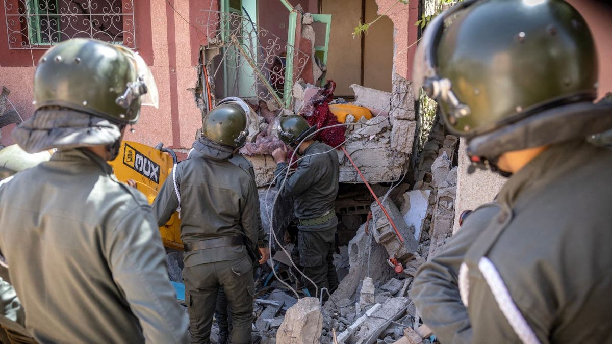Erdbeben in marokkanischen Rettungsteams