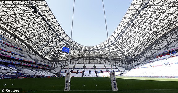Rugby Union - Rugby World Cup 2023 - Pool B - South Africa v Scotland - Orange Velodrome, Marseille, France - September 10, 2023 General view inside the stadium before the match REUTERS/Peter Cziborra