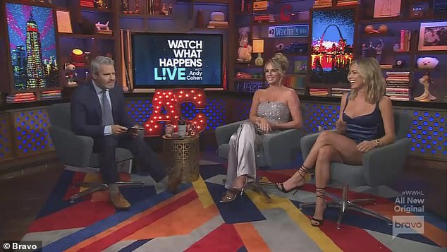 Mitgast: Whitney Rose von The Real Housewives Of Salt Lake City begleitete Kristin in der Bravo-Talkshow