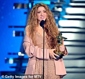 Shakira war die diesjährige Preisträgerin des Video Vanguard Award