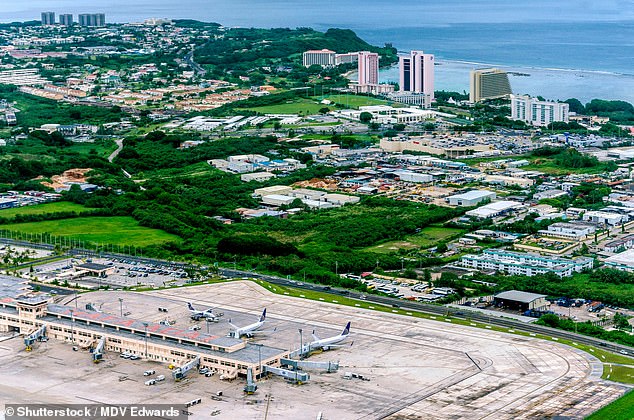 Passagiere auf dem Weg von Tokio nach Cairns hatten einen unerwarteten Zwischenstopp in Guam (Bild), während das Flugzeug einen Ersatzflug organisierte