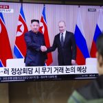 Nordkoreas Machthaber Kim Jong Un in Russland, während die USA davor warnen, Waffen zu verkaufen
