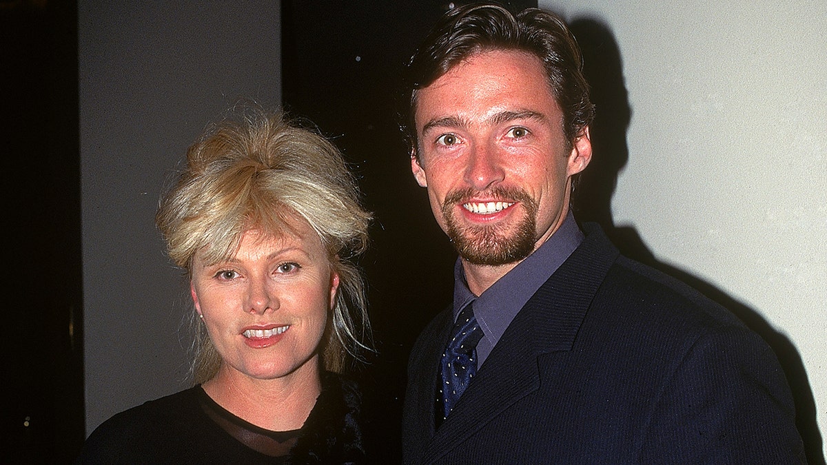 Hugh Jackman and his wife in 1997