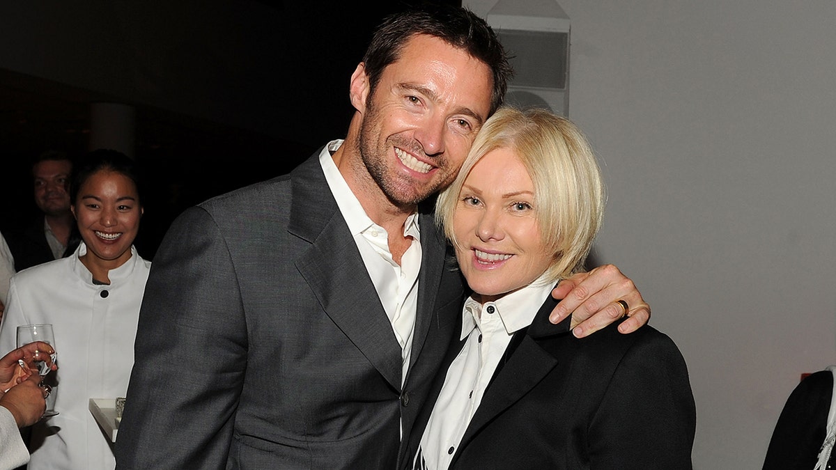 Hugh Jackman and his wife in 2010