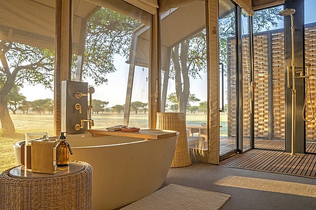 Singita Lodges im Krüger-Nationalpark in Südafrika, das kleinste Anwesen auf der Liste mit nur 18 Zimmern, nehmen den 15. Platz ein