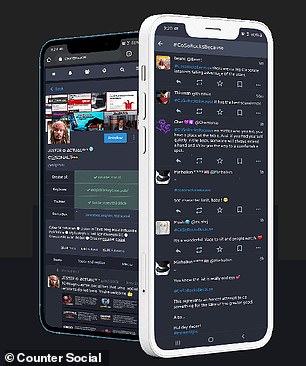 Counter Social is available for desktop as well as mobile