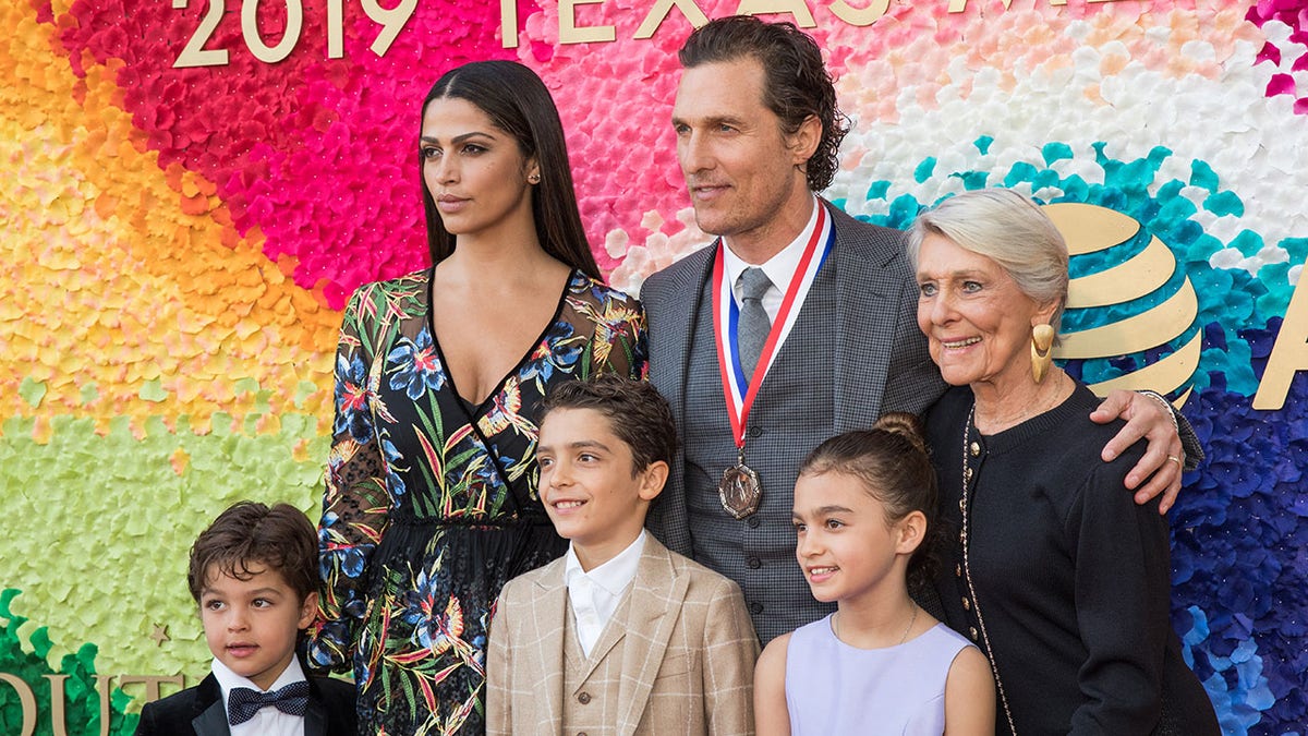 Matthew McConaughey mit seiner Familie