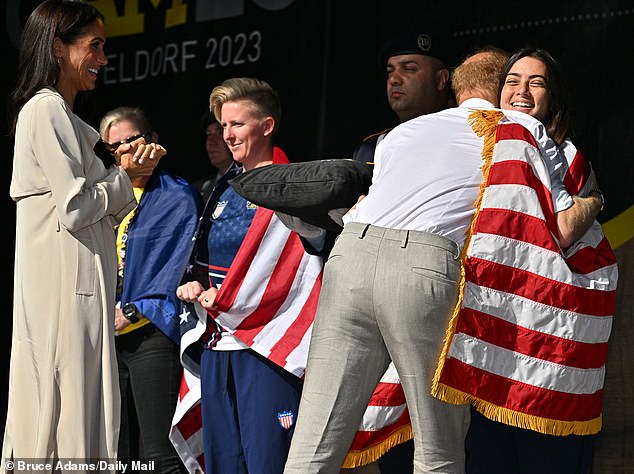 Prince Harry and Meghan Markle present medals at the Invictus Games 2023, Merkur Spiel Arena, Dusseldorf
